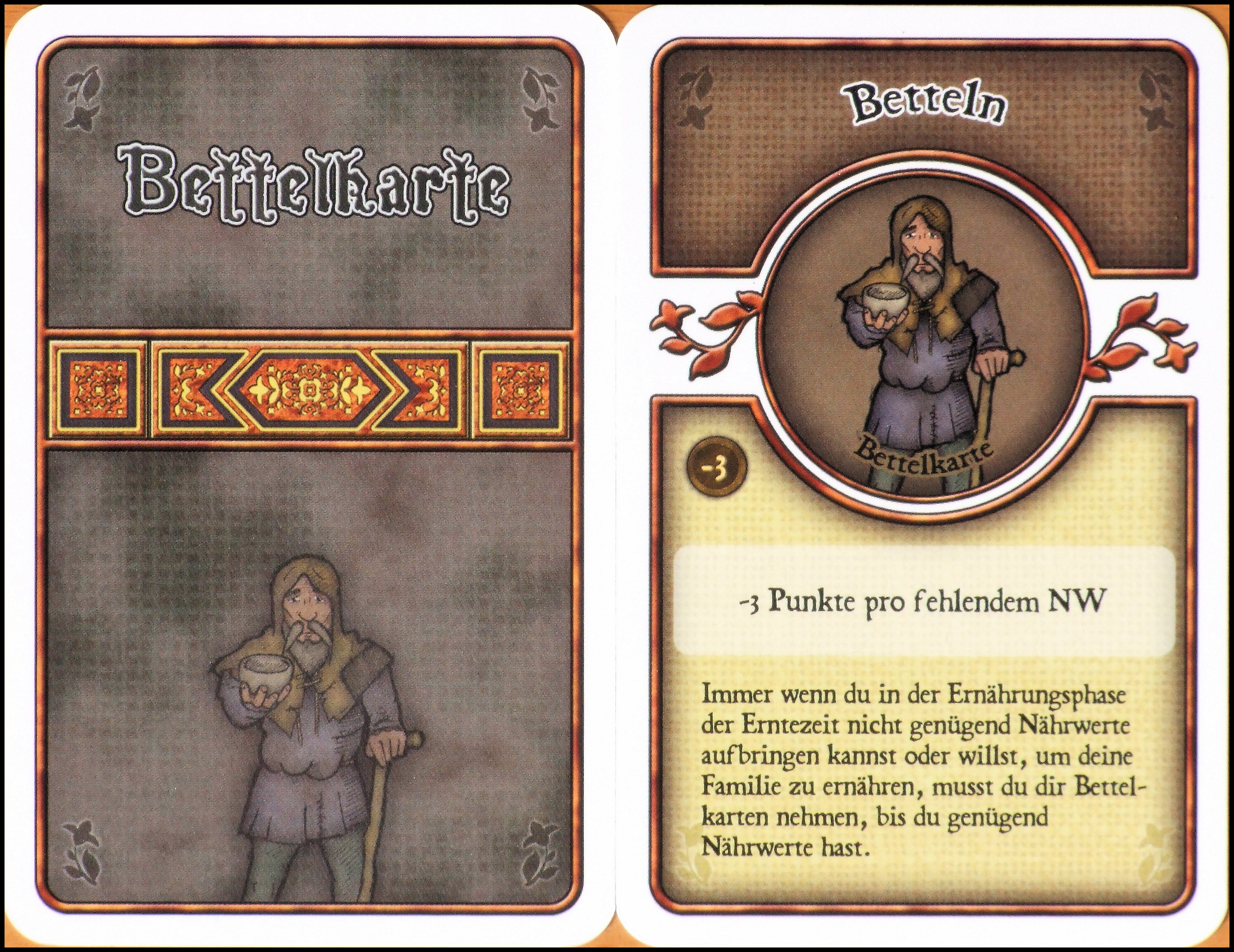 Agricola - Begging Card (Lookout Games, German Edition)