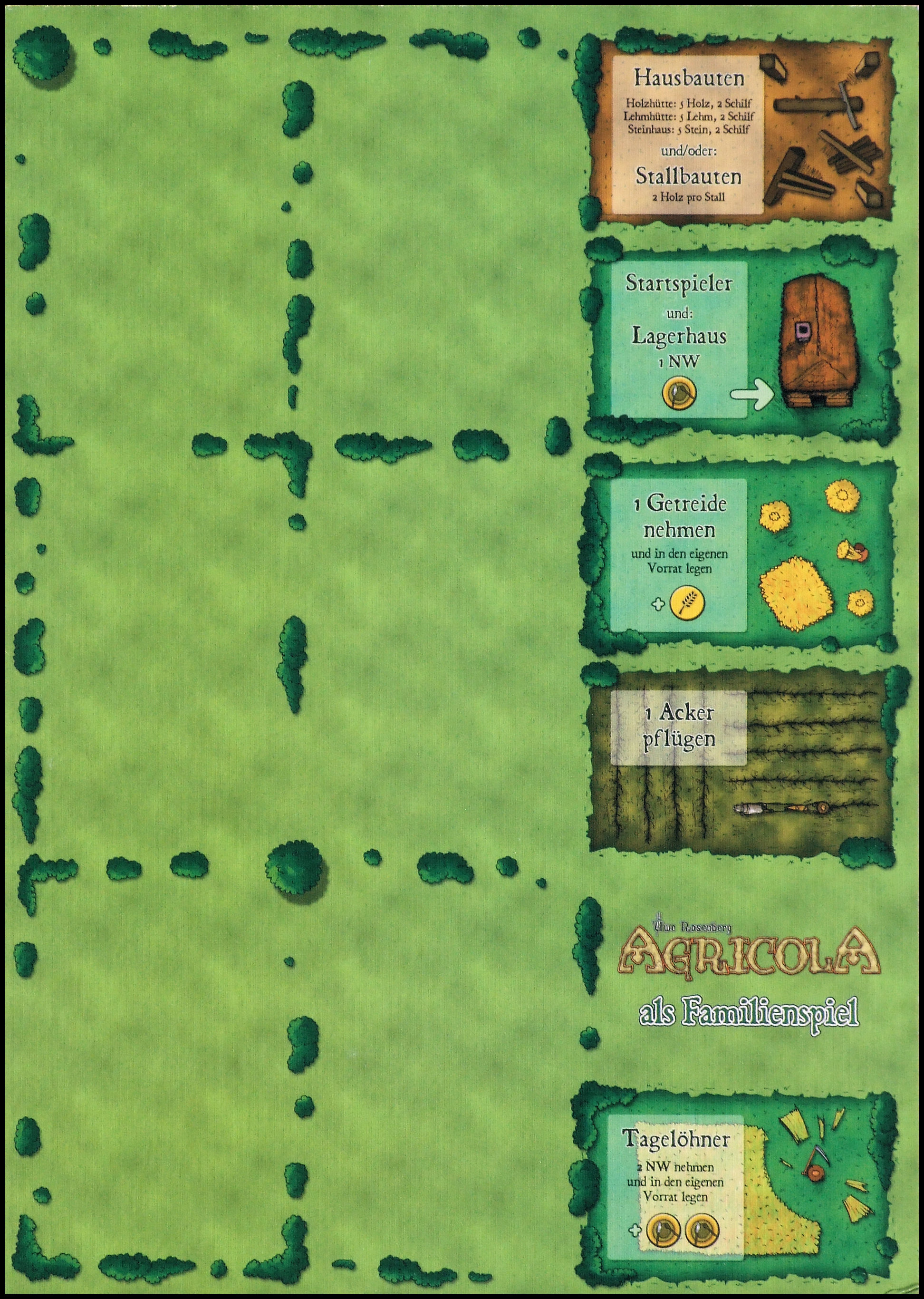 Agricola - Family Gameboard (Lookout Games, German Edition)