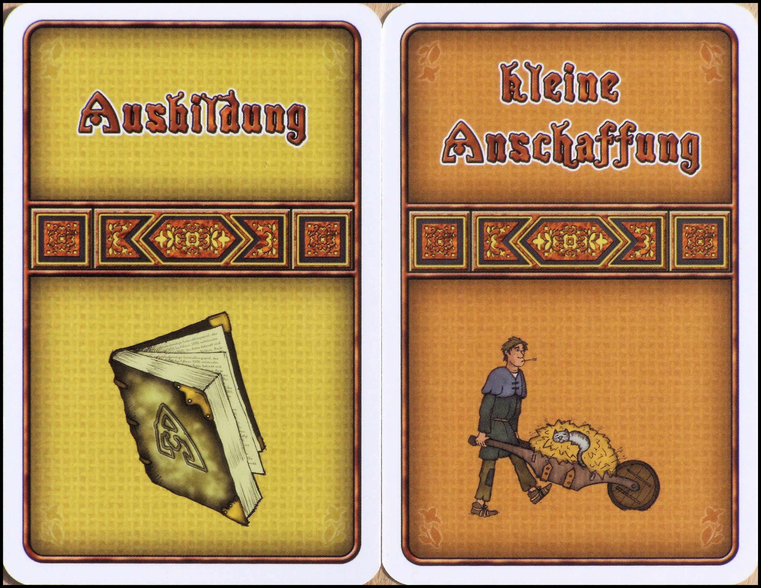 Agricola - Minor Improvement And Occupation Card Backs (Lookout Games, German Edition)