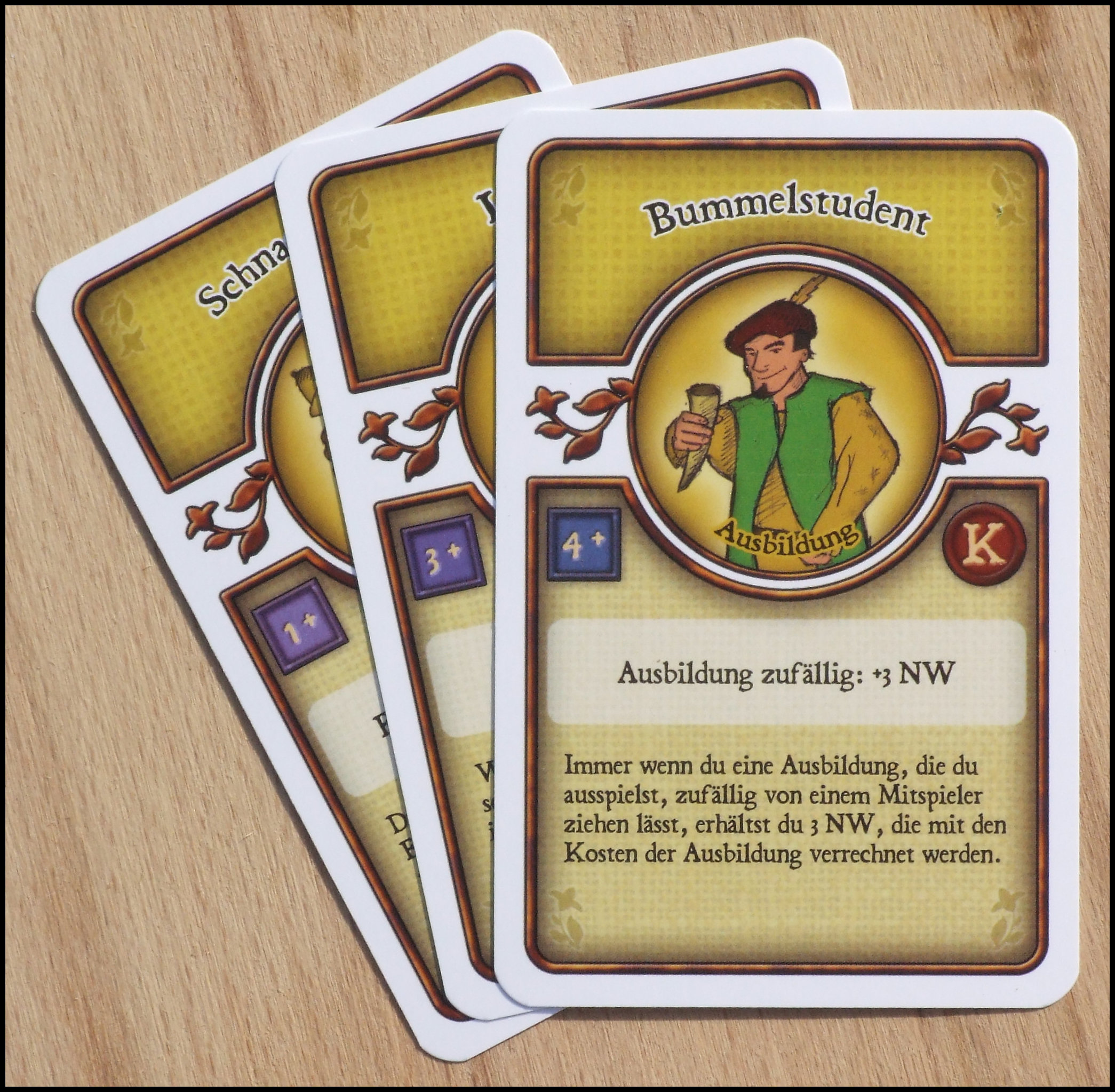Agricola - Sample 1, 3 And 4 Player Occupation Cards (Lookout Games, German Edition)