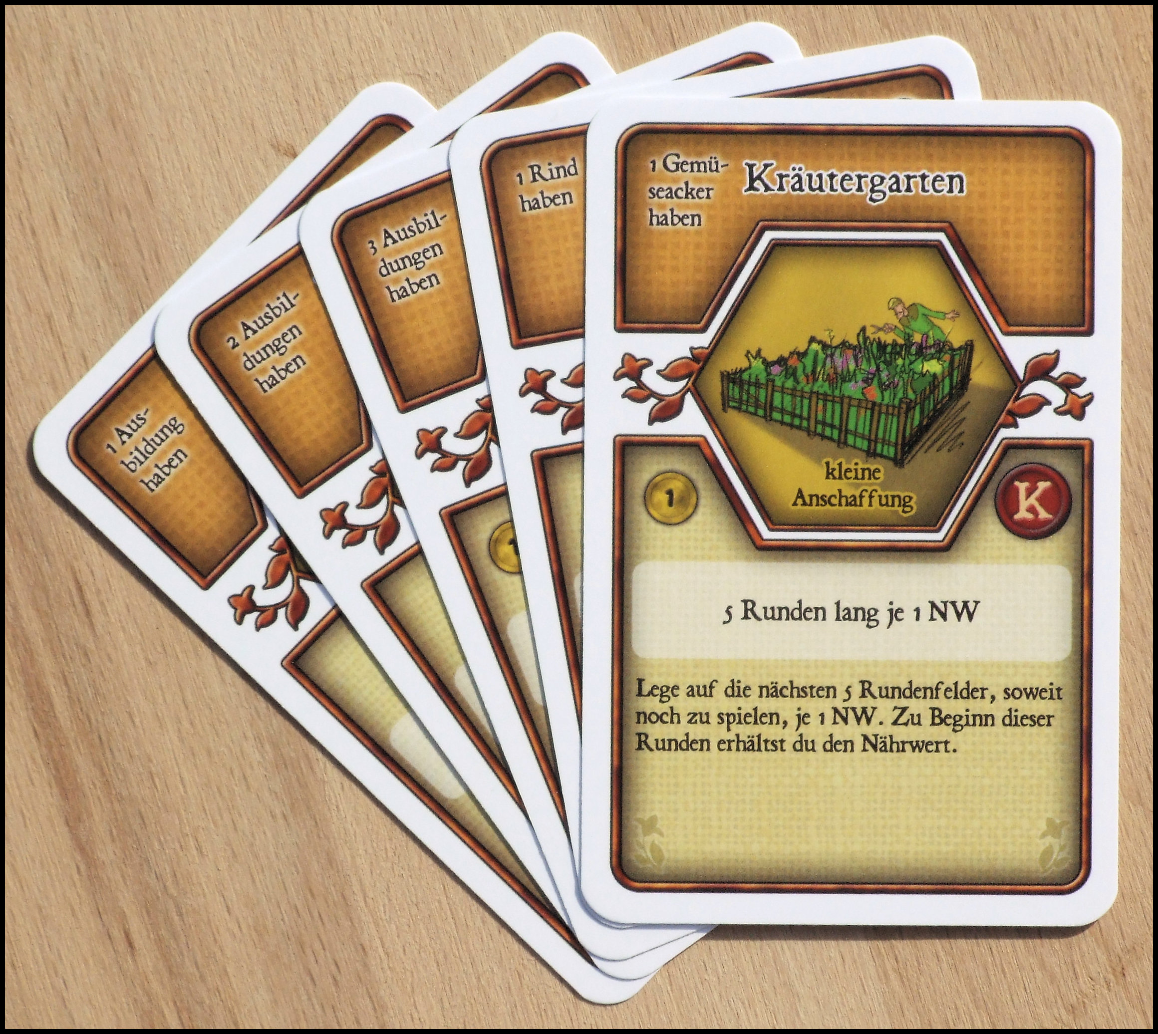 Agricola - Sample Minor Improvements Cards With Requirements (Lookout Games, German Edition)