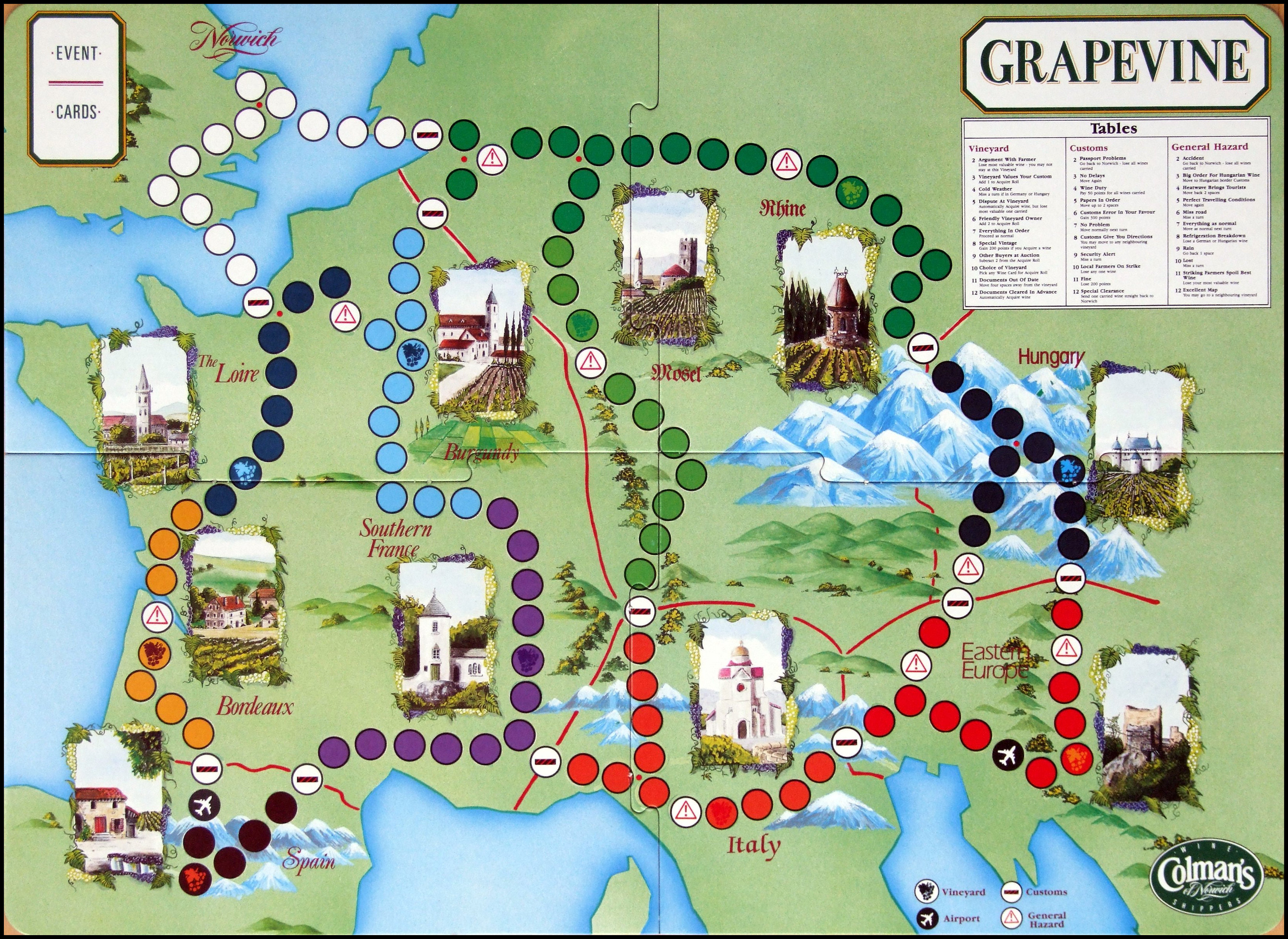Grapevine - Game Board