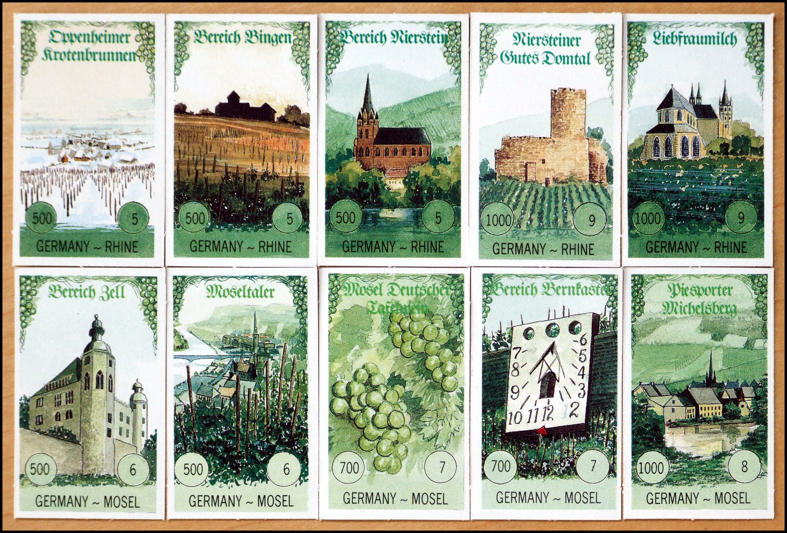 Grapevine - German Wine Cards