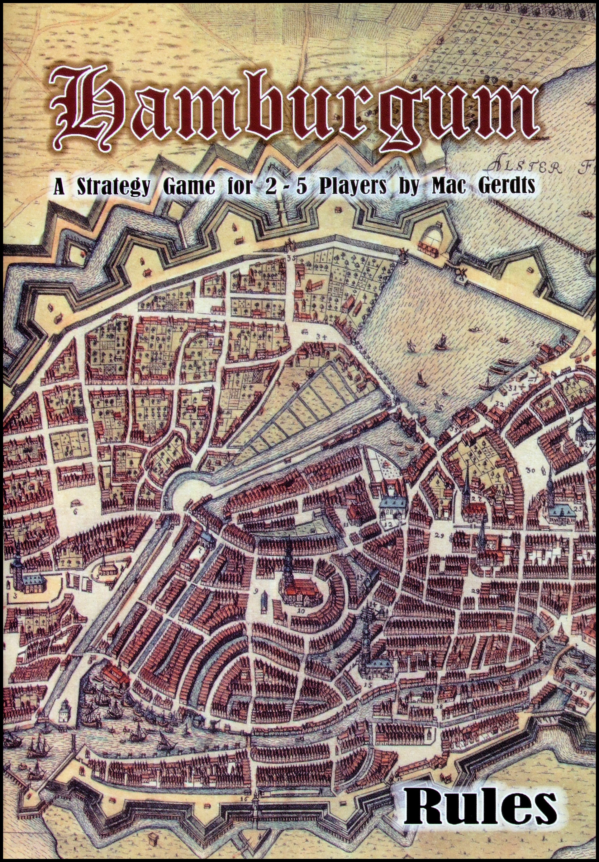 Hamburgum - Rulebook Cover, English