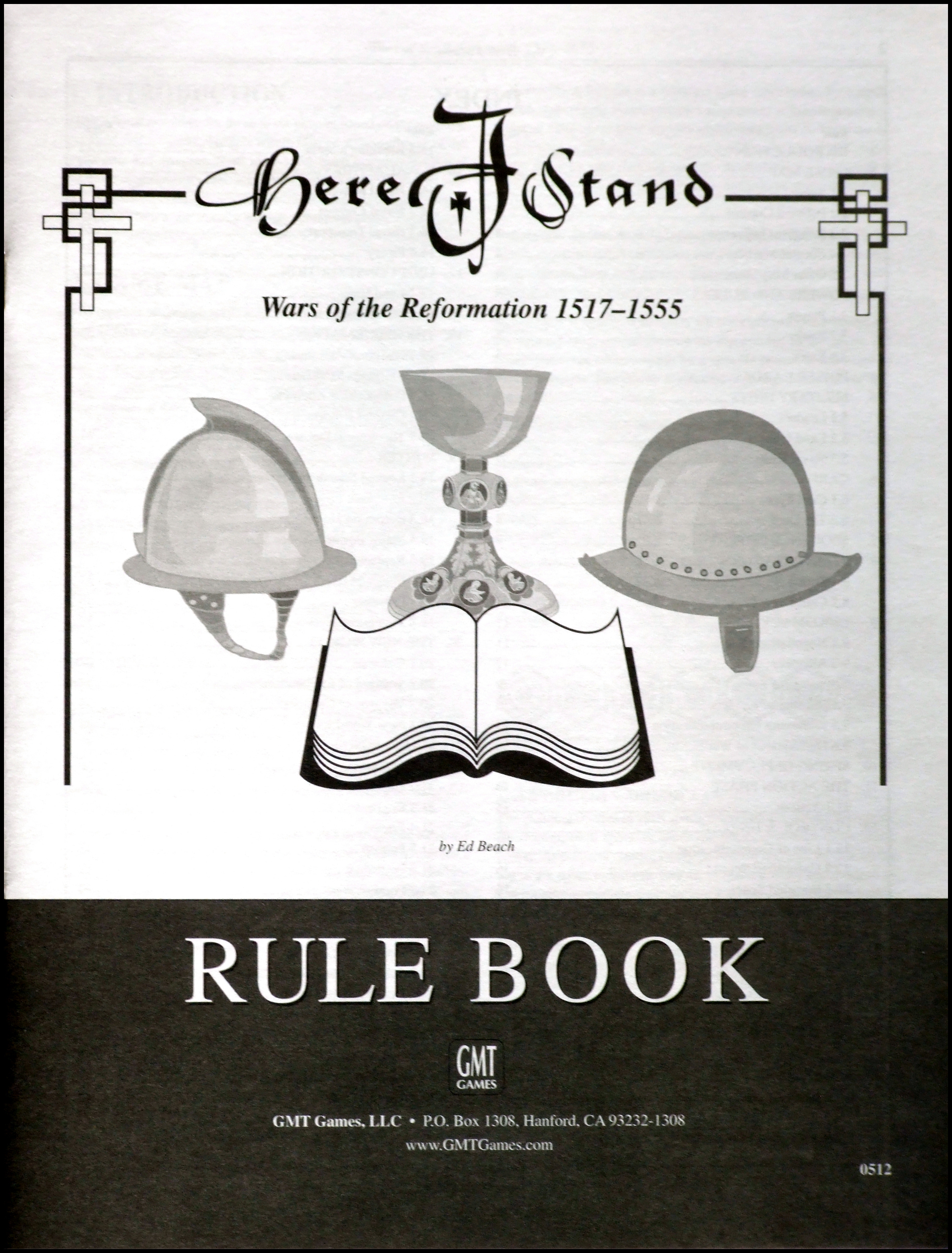 Here I Stand - Rulebook Cover