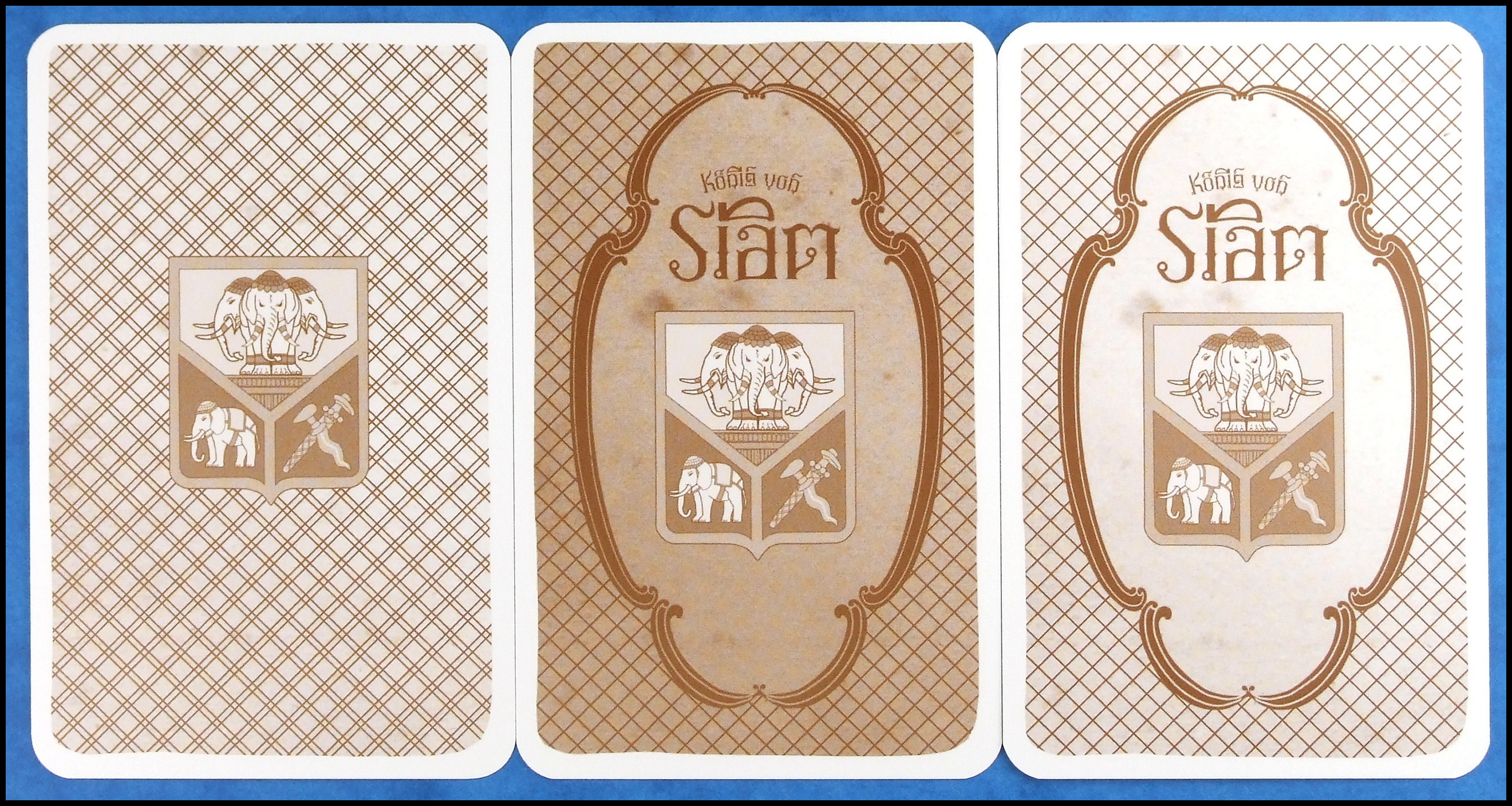 King Of Siam - Card Backs