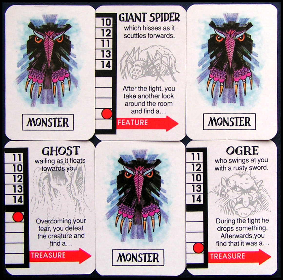 Legend Of Heroes - Monster Cards