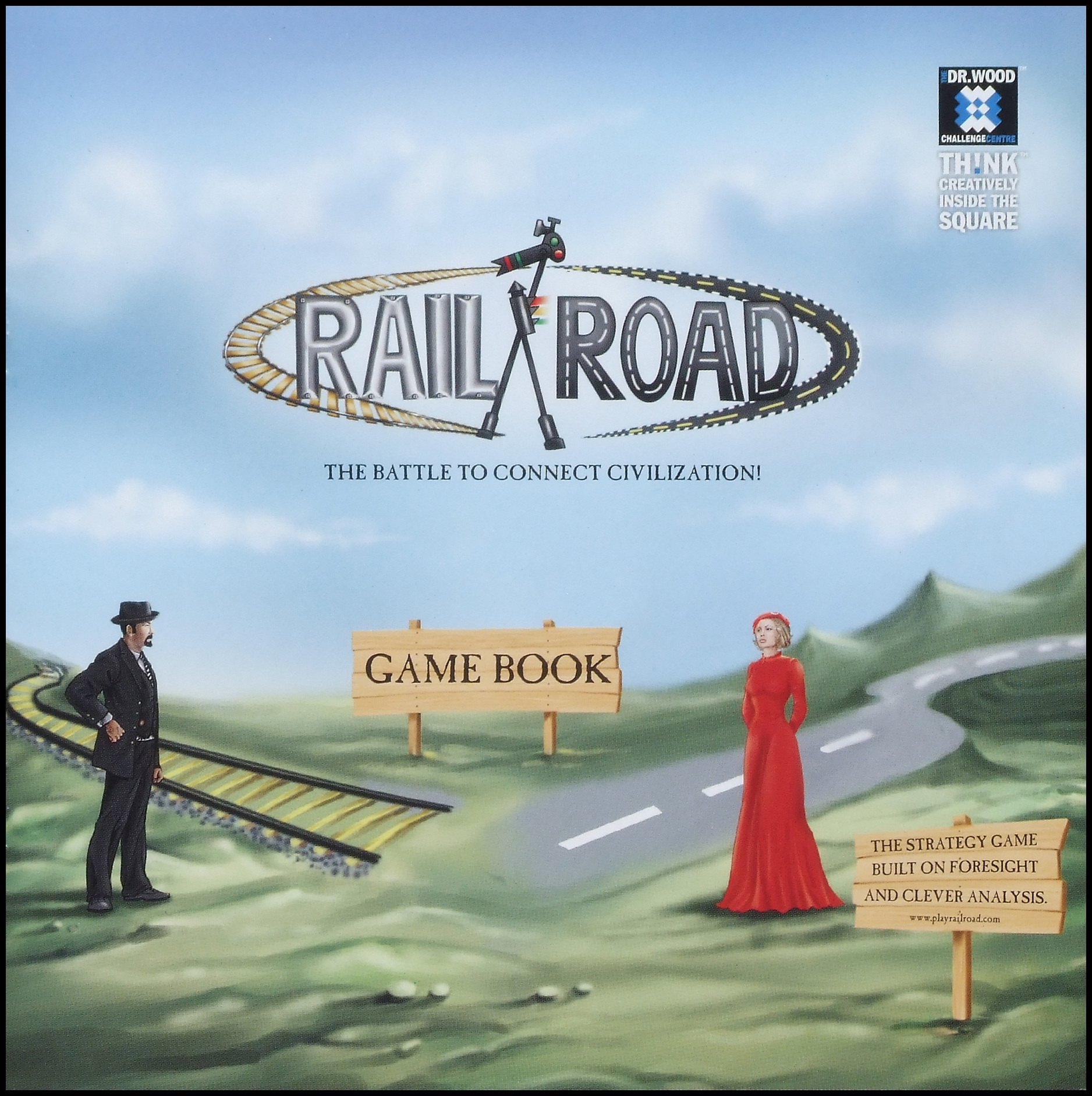 Rail Road - Game Book Cover, Front