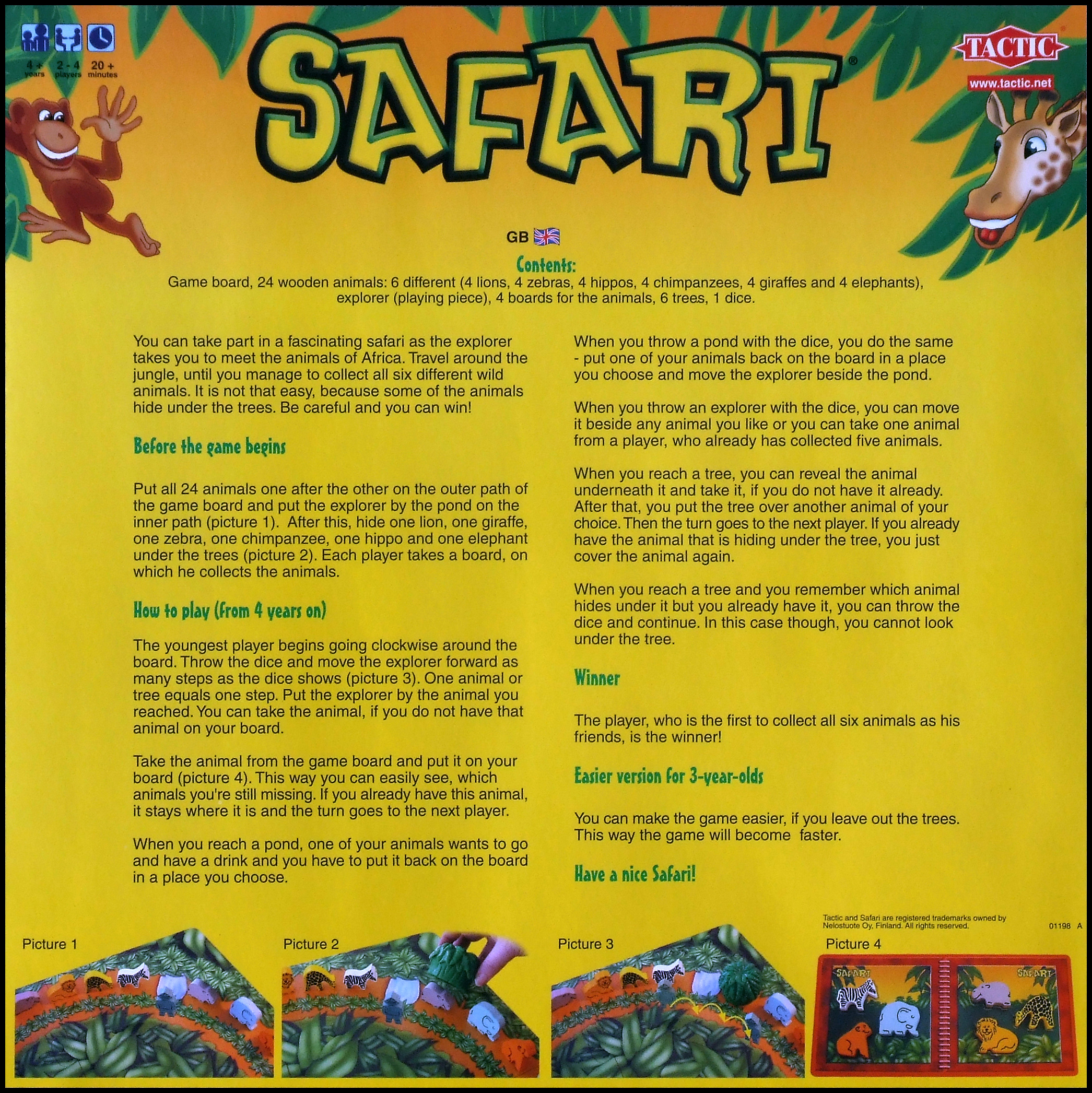 Safari - Rules In English