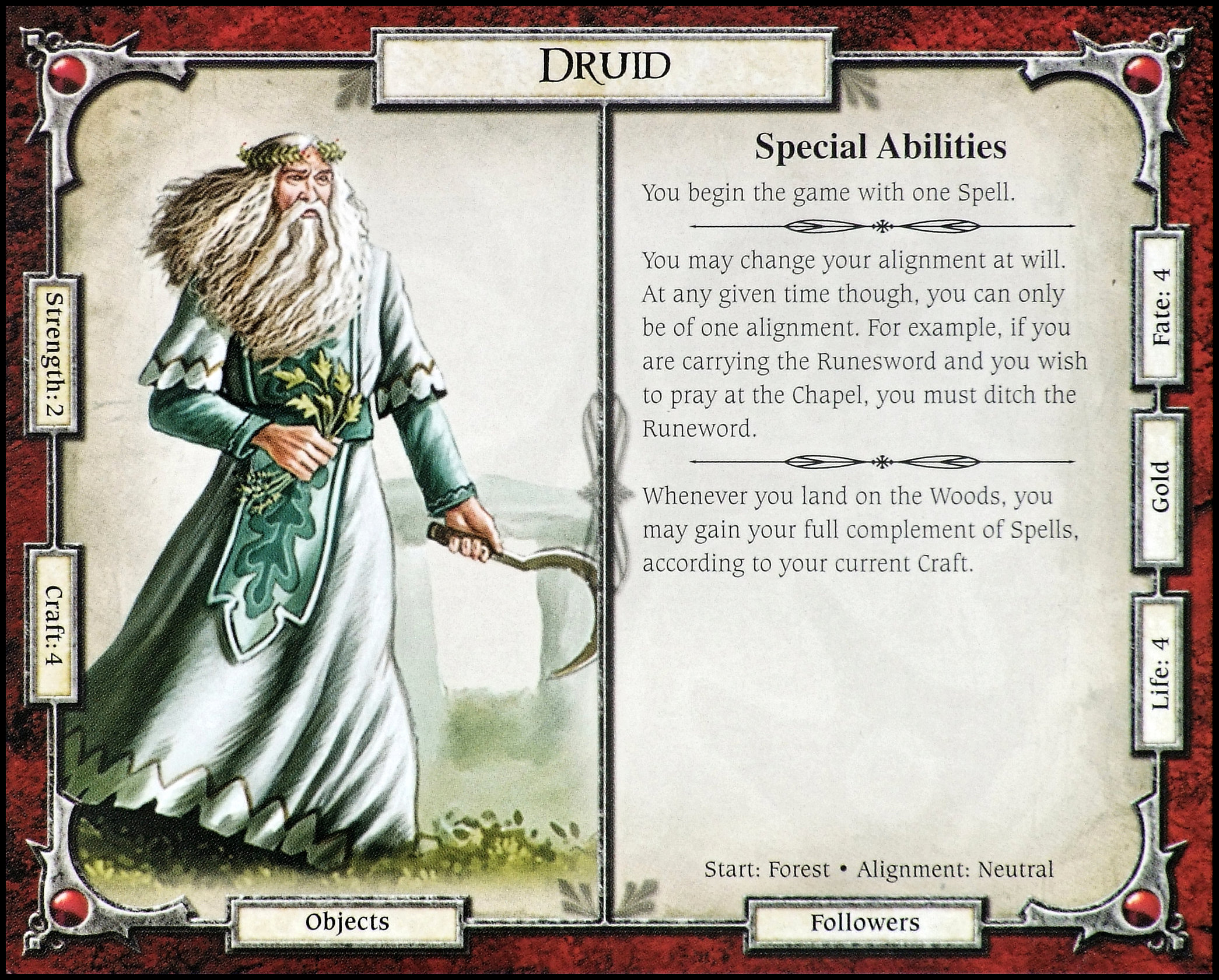 Talisman 4 Upgrade - Druid Card