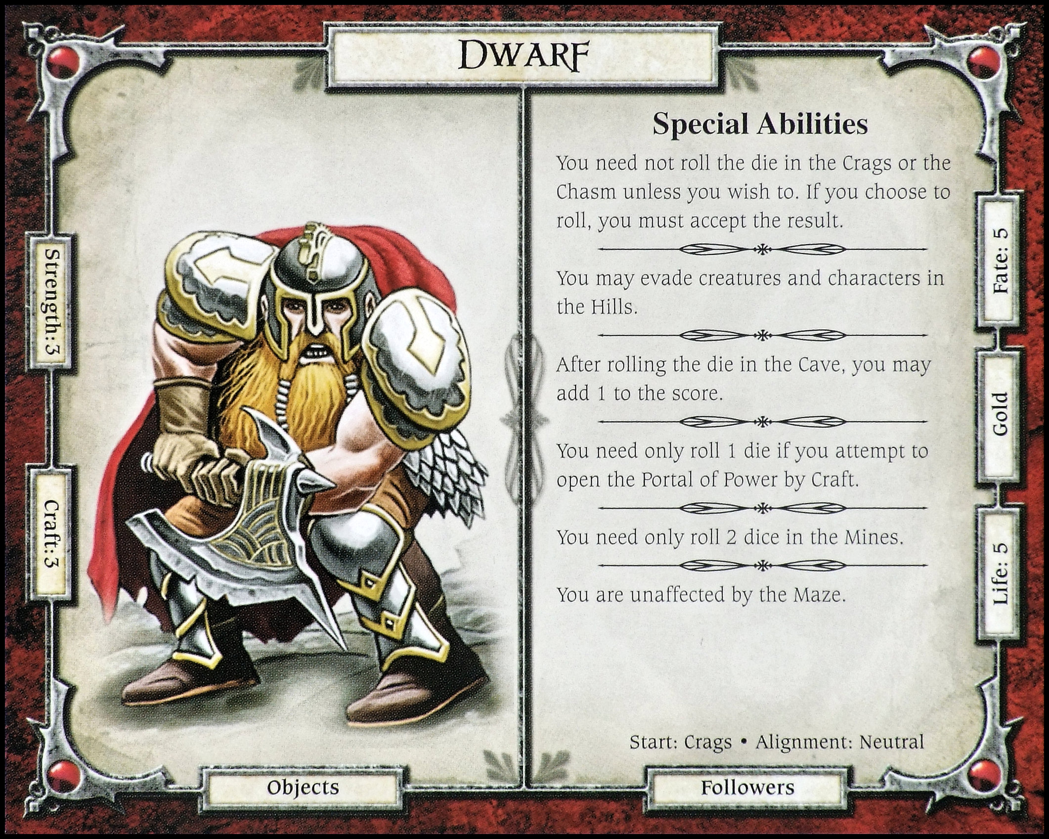 Talisman 4 Upgrade - Dwarf Card