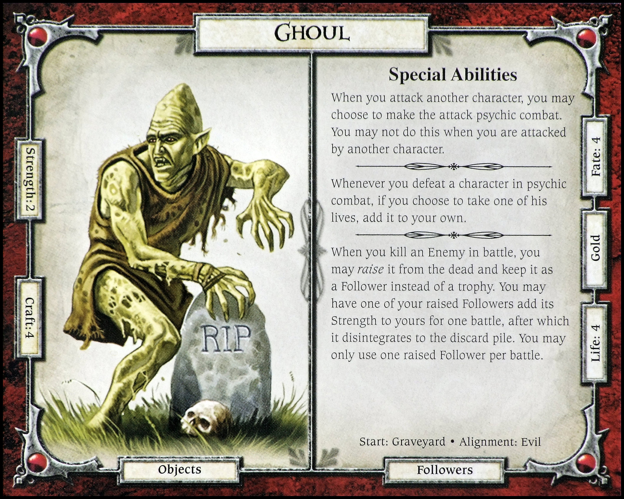 Talisman 4 Upgrade - Ghoul Card