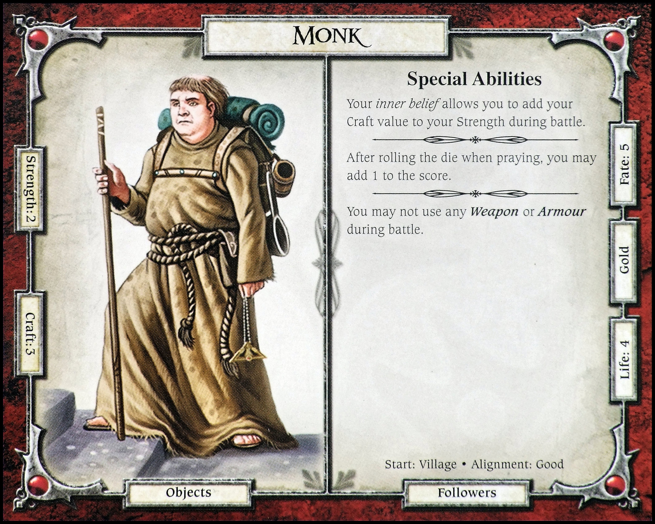 Talisman 4 Upgrade - Monk Card
