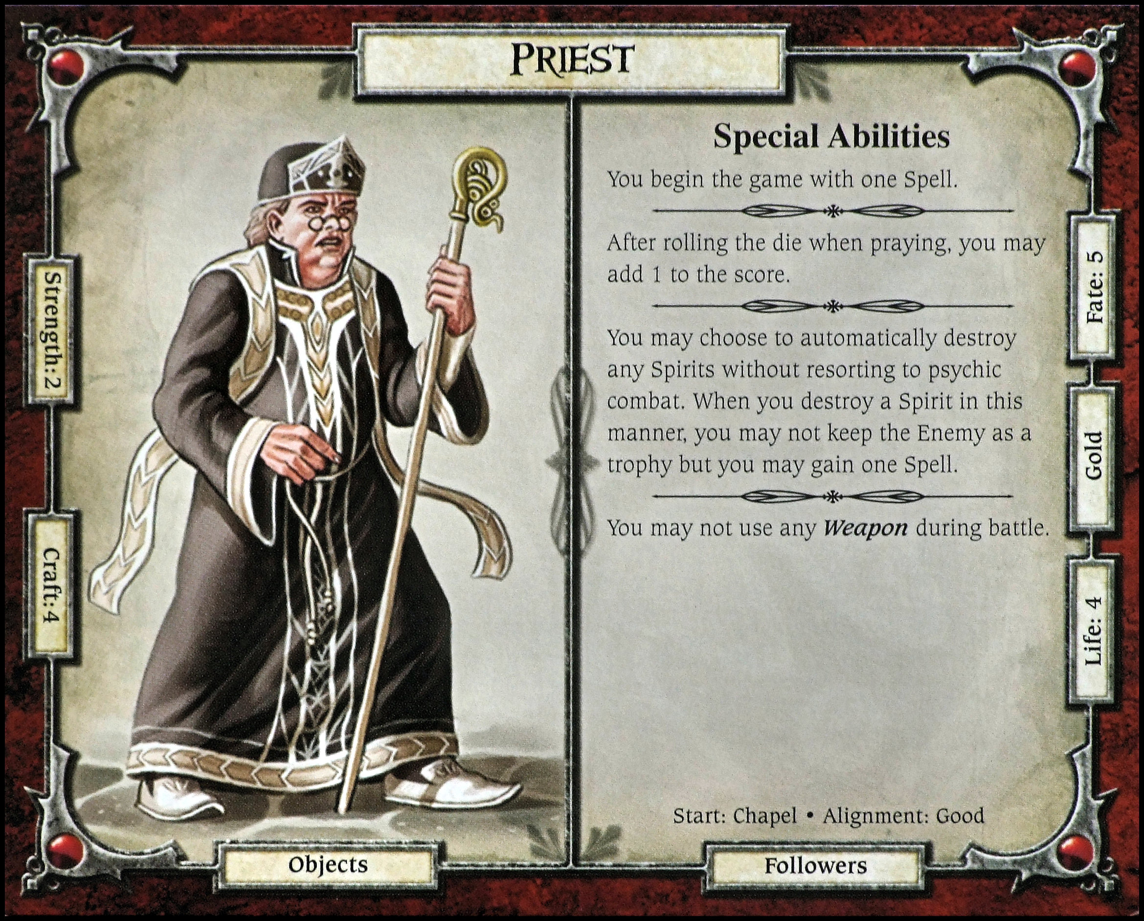 Talisman 4 Upgrade - Priest Card