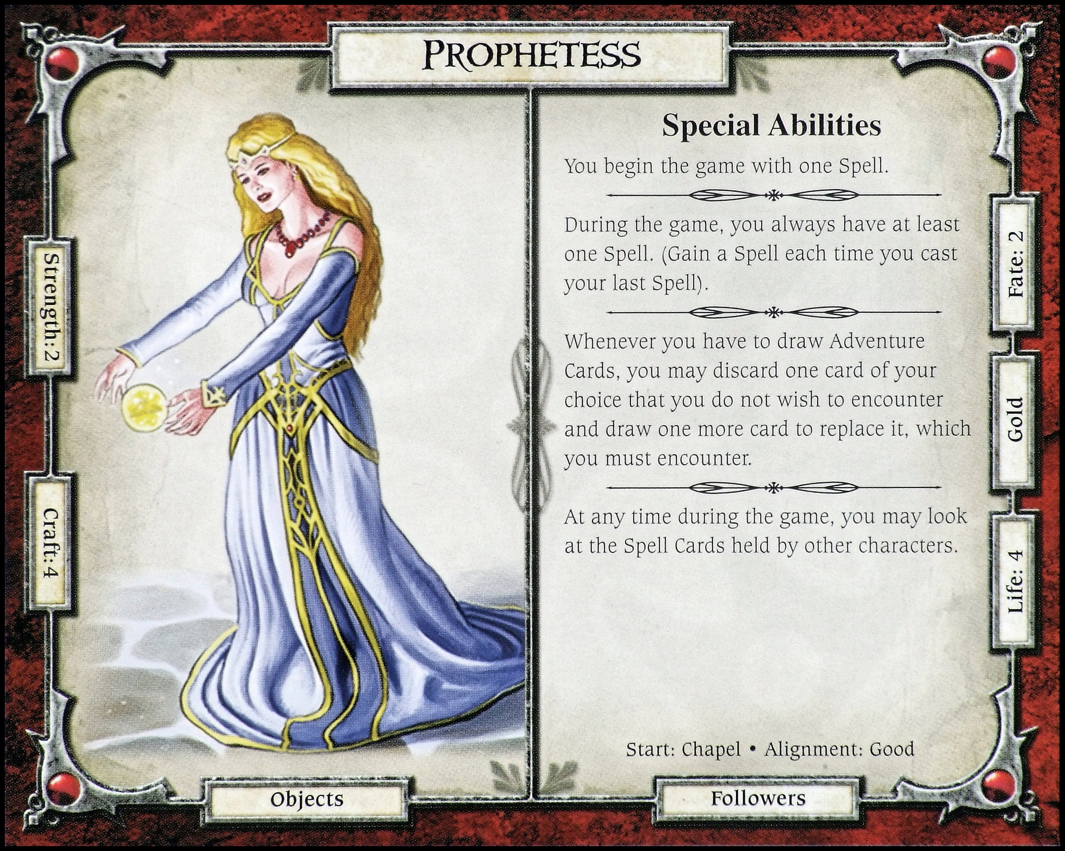 Talisman 4 Upgrade - Prophetess Card