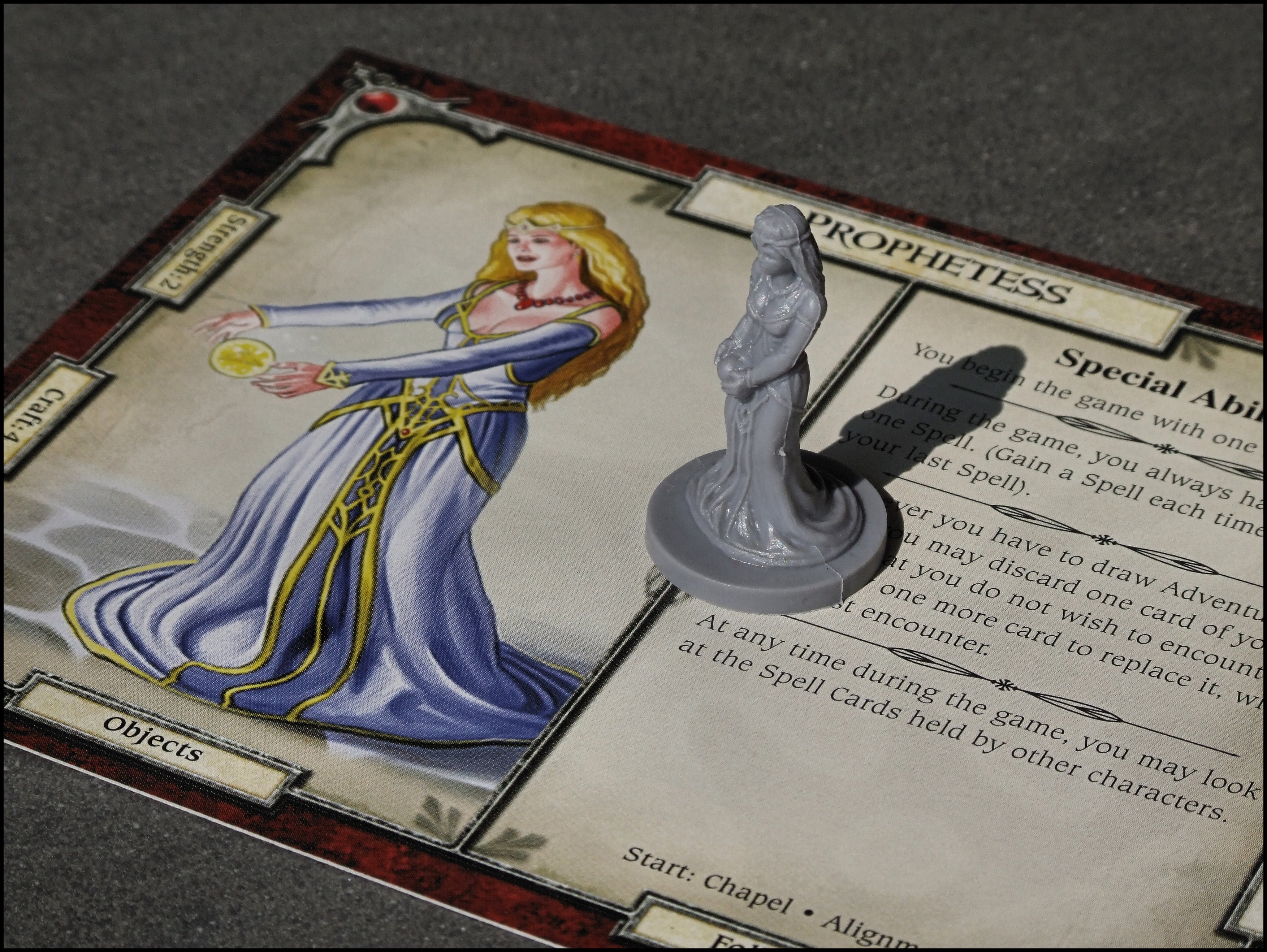 Talisman 4 Upgrade - Prophetess Card And Figure