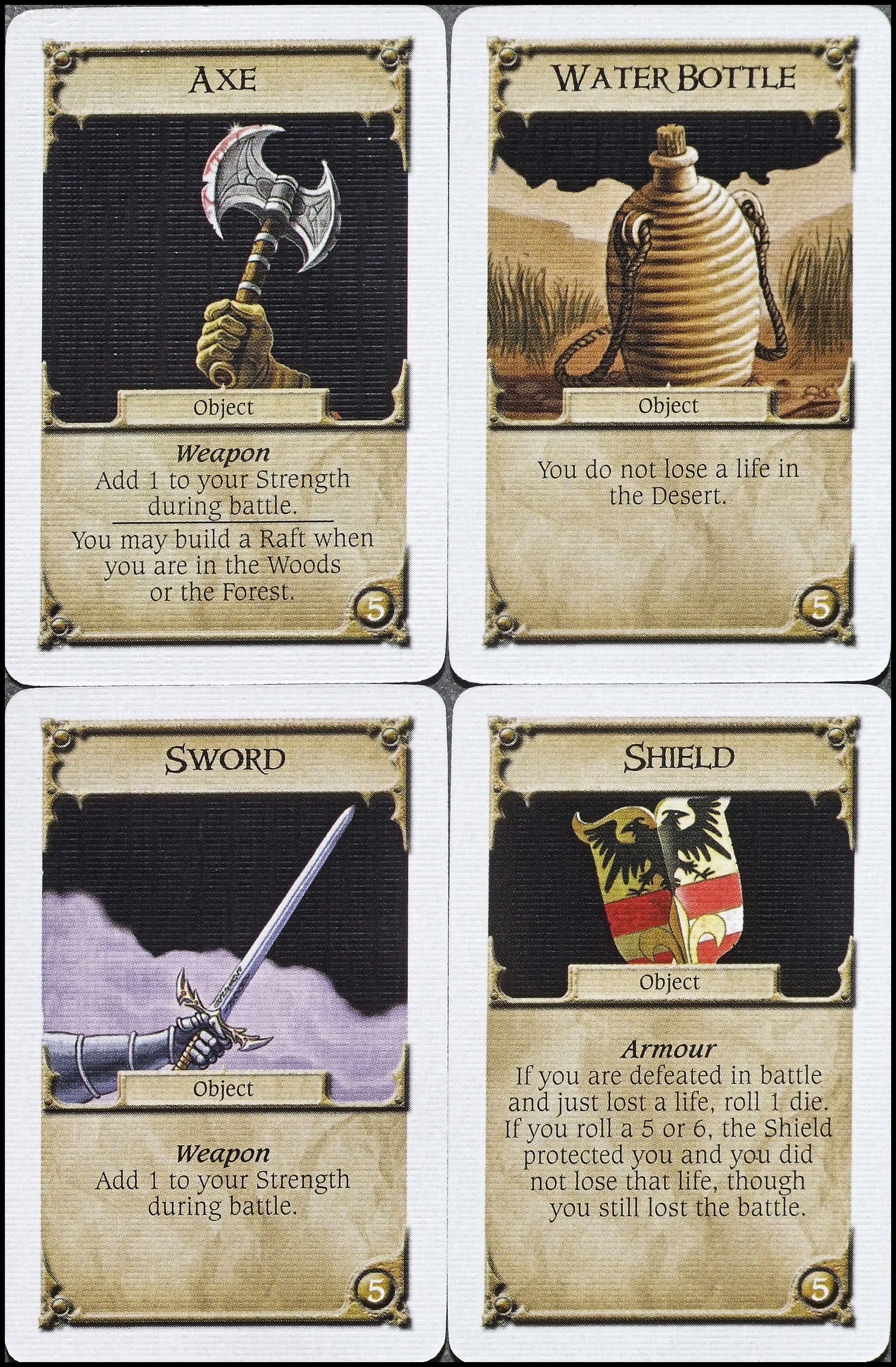 Talisman 4 Upgrade - Sample Purchase Cards