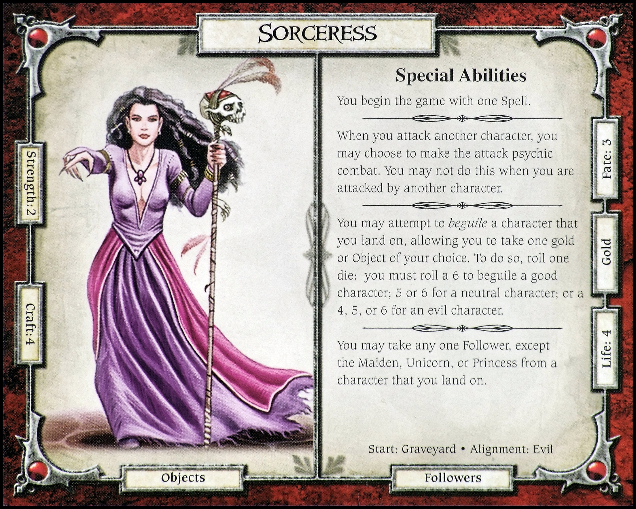 Talisman 4 Upgrade - Sorceress Card