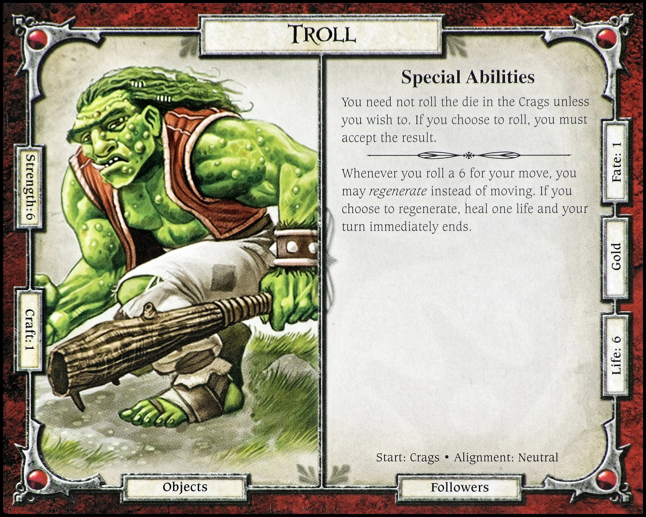 Talisman 4 Upgrade - Troll Card