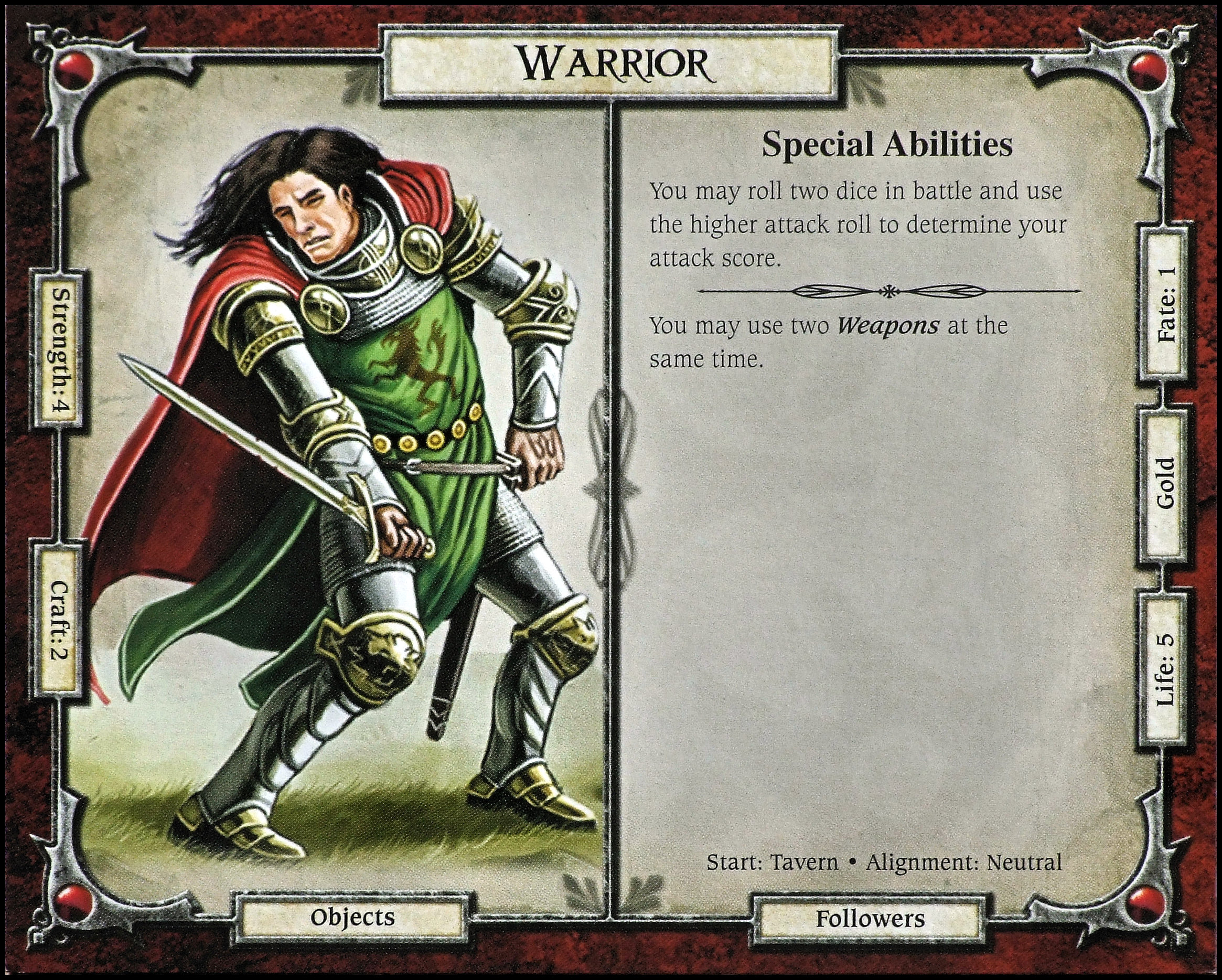 Talisman 4 Upgrade - Warrior Card