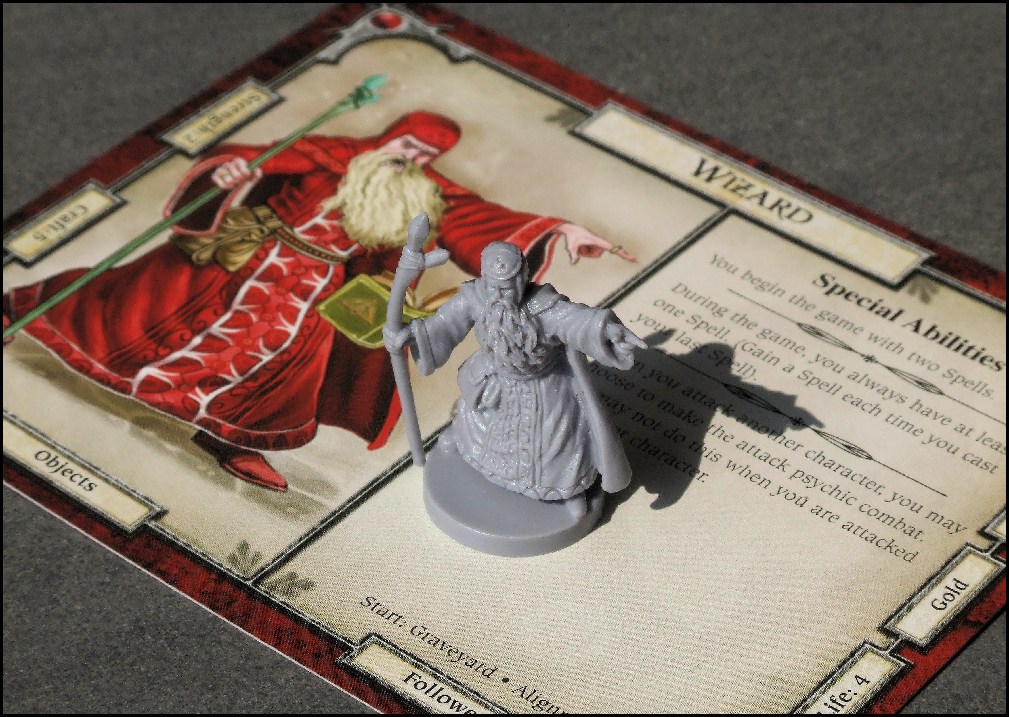 Talisman 4 Upgrade - Wizard Card And Figure