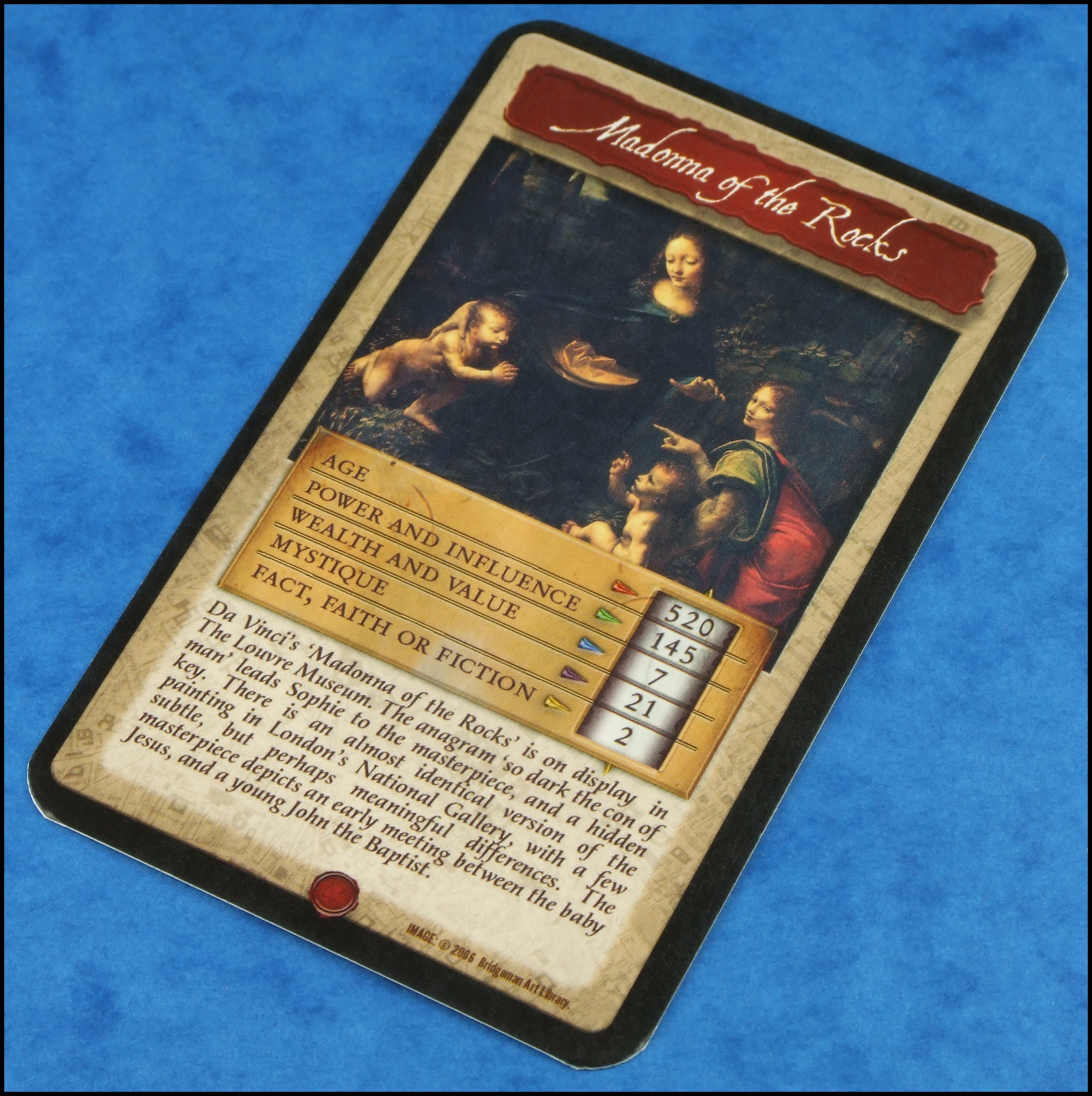 The Da Vinci Code - Sample Card