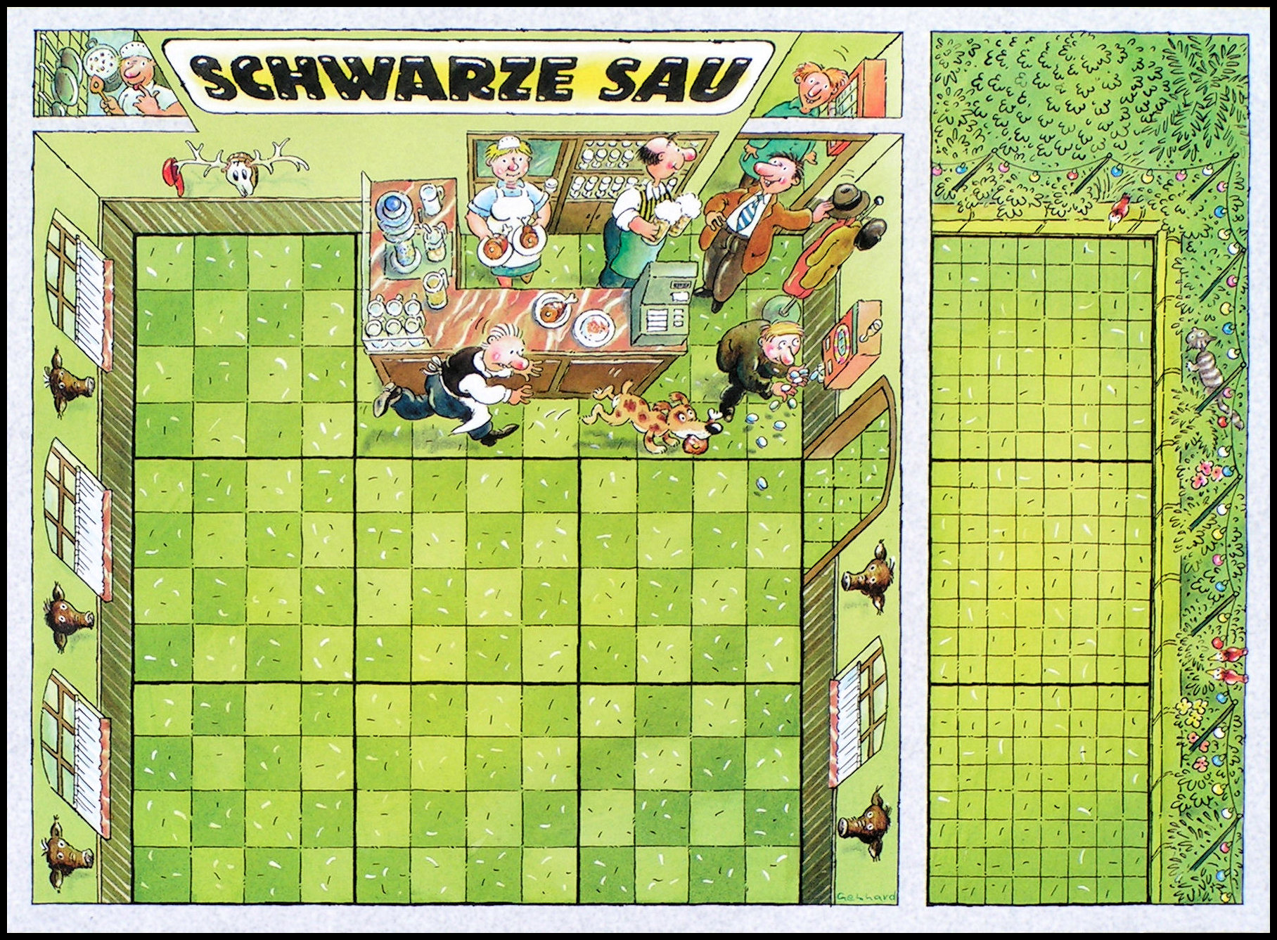 Volle Huette - The Schwarze Sau Board
