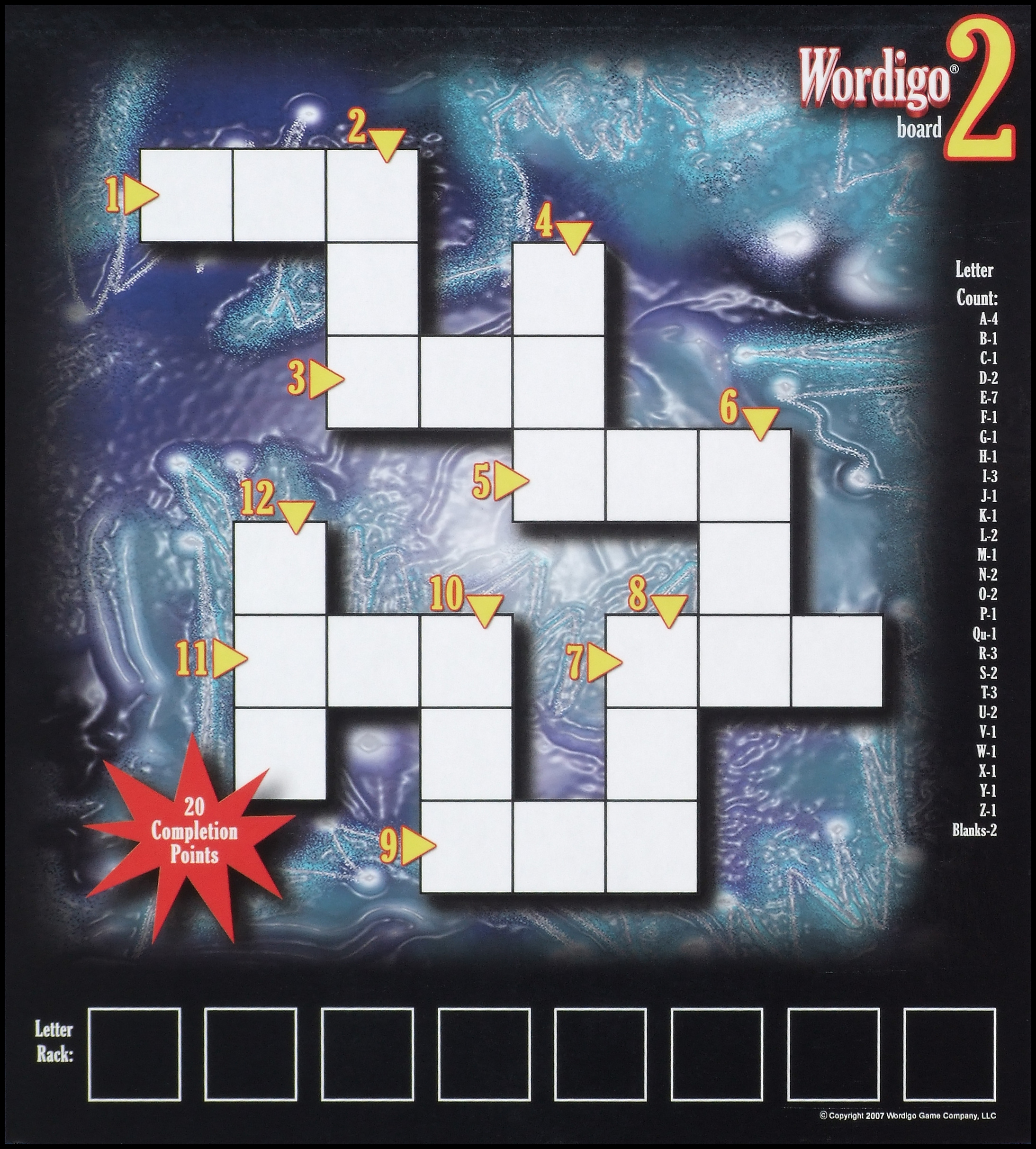 Wordigo - Game Board 2