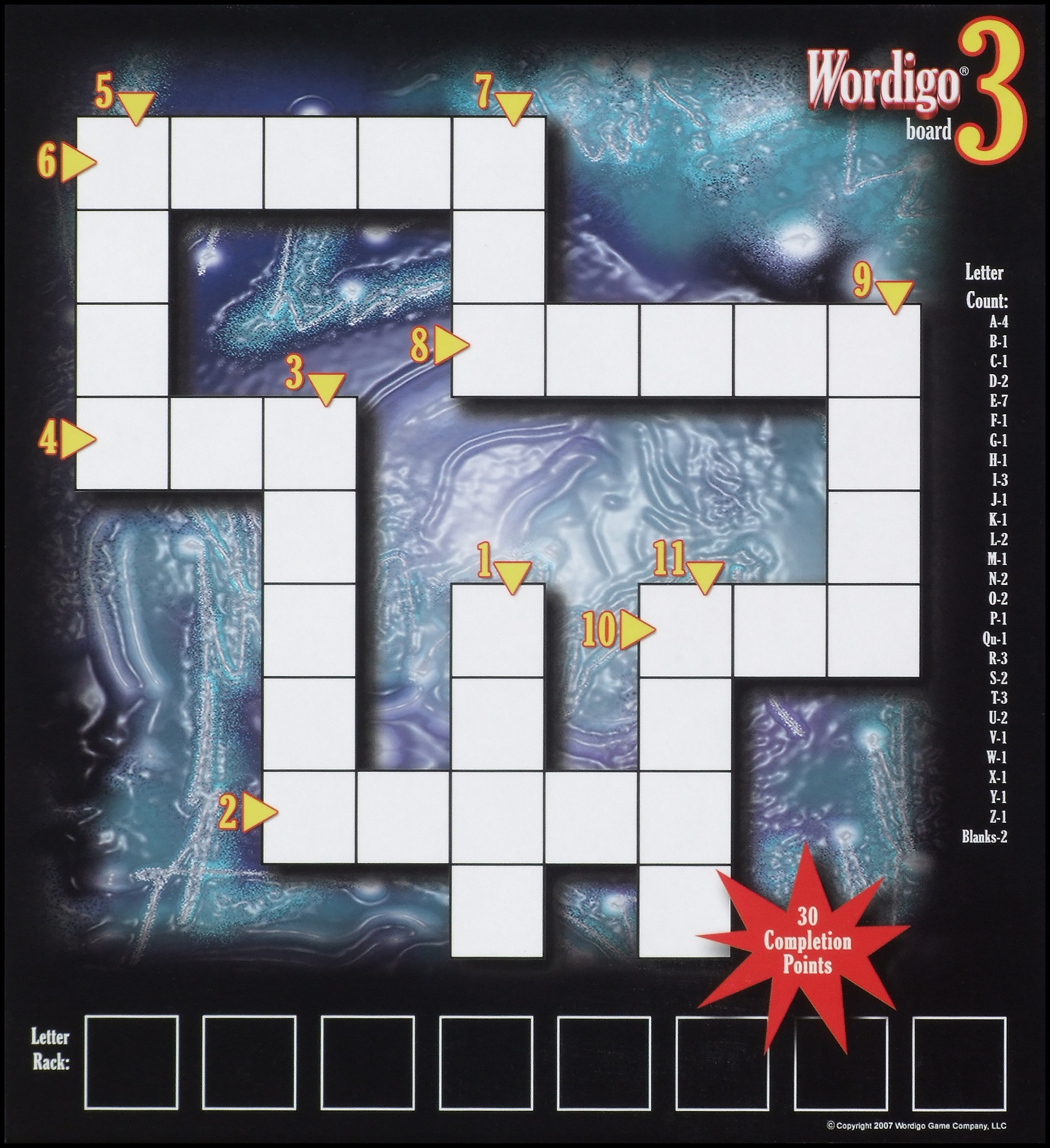 Wordigo - Game Board 3