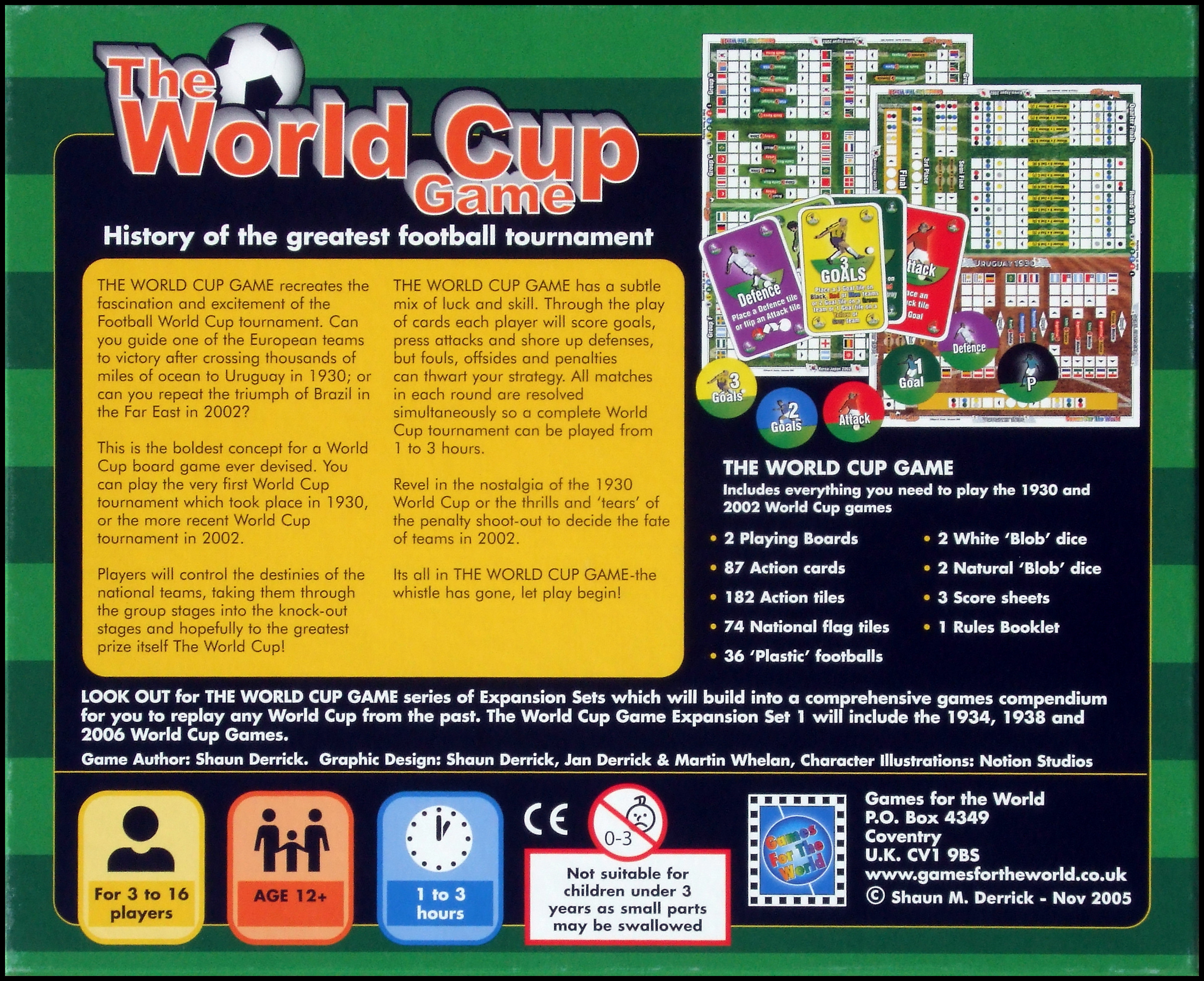 World Cup Game - Box Back